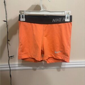 Nike Pro Shorts Women’s Orange
